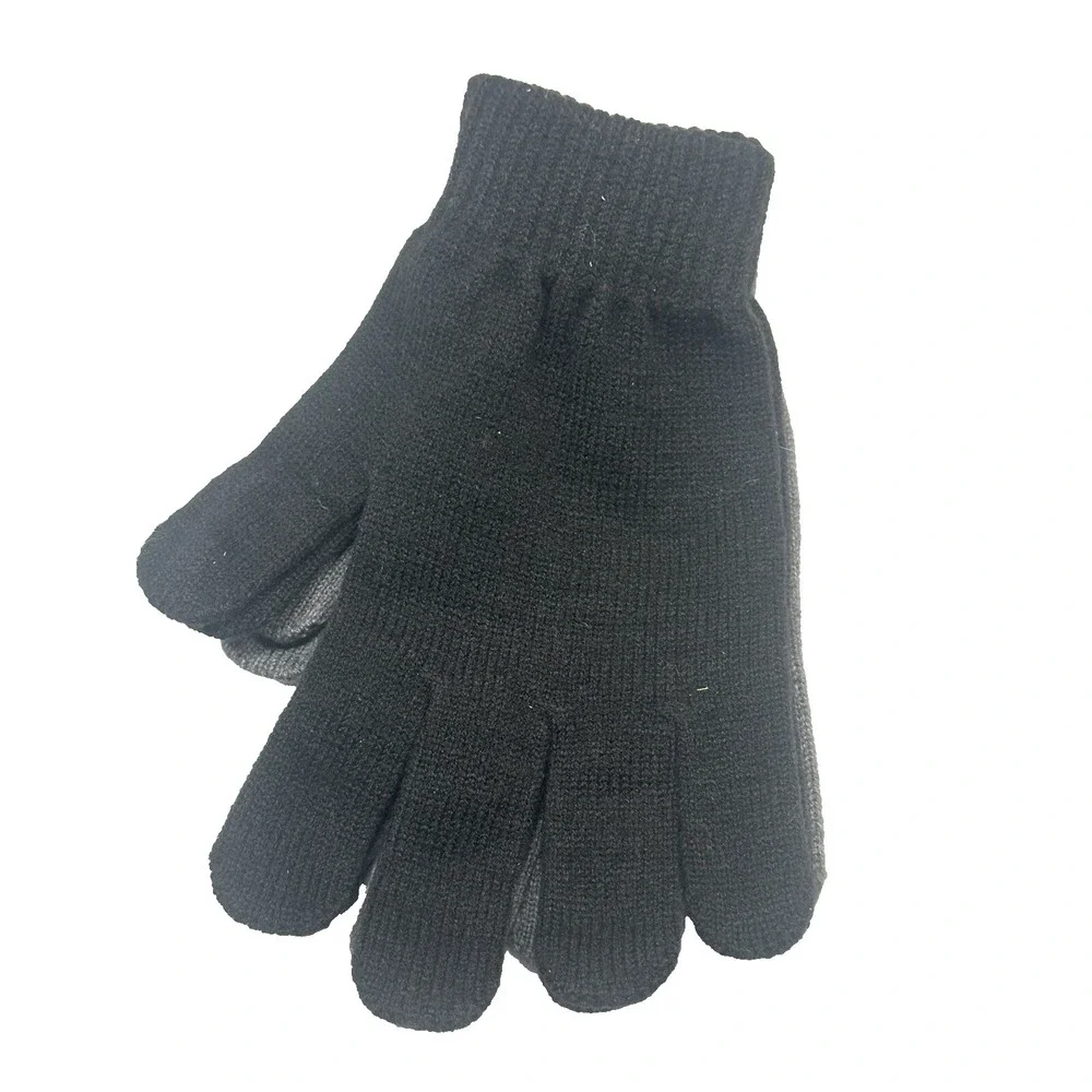 NEW‎ time and tru womens 2 pairs winter gloves black & grey